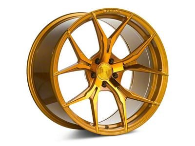 Rohana Wheels RFX5 Gloss Gold Wheel; 20x9 (15-23 Mustang GT, EcoBoost, V6)