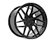 Rohana Wheels RFX7 Gloss Black Wheel; Left Directional; Rear Only; 20x10.5 (15-23 Mustang, Excluding GT500)