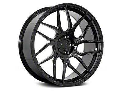 Rohana Wheels RFX7 Gloss Black Wheel; Right Directional; Rear Only; 20x10.5; 38mm Offset (15-23 Mustang, Excluding GT500)