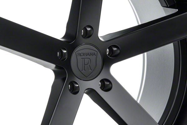 Rohana Wheels Mustang RC22 Matte Black Wheel; 20x10; 40mm