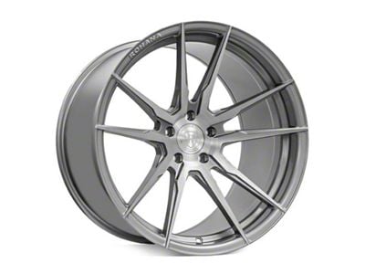 Rohana Wheels RFX2 Brushed Titanium Wheel; 20x10 (05-09 Mustang)