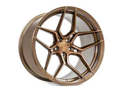 Rohana Wheels RFX11 Brushed Bronze Wheel; Rear Only; 20x11 (06-10 RWD Charger)