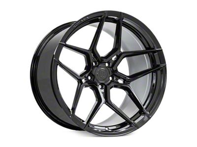 Rohana Wheels RFX11 Gloss Black Wheel; Rear Only; 20x11 (06-10 RWD Charger)