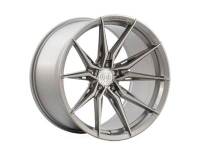 Rohana Wheels RFX13 Brushed Titanium Wheel; Rear Only; 20x11 (06-10 RWD Charger)