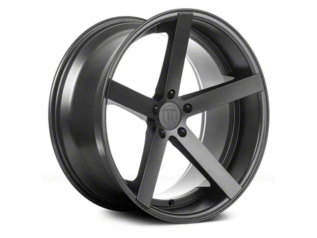 Rohana Wheels RC22 Matte Graphite Wheel; 20x10 (10-14 Mustang)