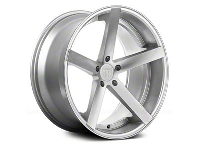 Rohana Wheels RC22 Silver Machined Wheel; 20x10; 40mm Offset (24-25 Mustang)