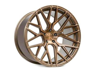 Rohana Wheels RFX10 Brushed Bronze Wheel; Rear Only; 20x11 (2024 Mustang)