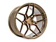 Rohana Wheels RFX11 Brushed Bronze Wheel; Rear Only; 20x11 (2024 Mustang)
