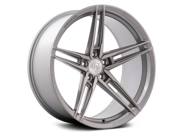 Rohana Wheels RFX15 Brushed Titanium Wheel; 20x9 (2024 Mustang)