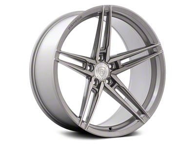 Rohana Wheels RFX15 Brushed Titanium Wheel; 20x9 (2024 Mustang)