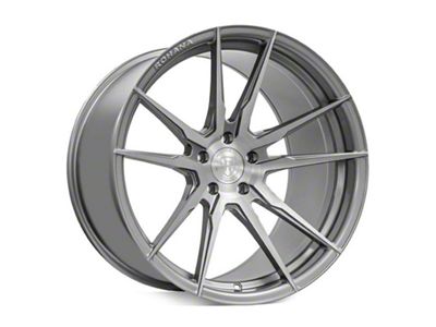 Rohana Wheels RFX2 Brushed Titanium Wheel; 20x10; 25mm Offset (24-25 Mustang)