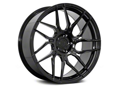 Rohana Wheels RFX7 Gloss Black Wheel; Right Directional; Rear Only; 20x10.5 (2024 Mustang)