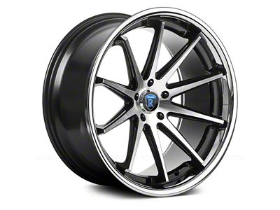 Rohana Wheels RC10 Gloss Black Machined Wheel; 20x10 (16-24 Camaro)