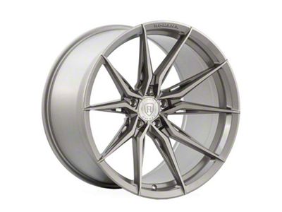 Rohana Wheels RFX13 Brushed Titanium Wheel; Rear Only; 20x11; 20mm Offset (08-23 RWD Challenger, Excluding Widebody)