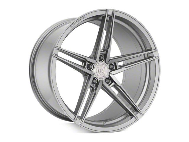 Rohana Wheels RFX15 Brushed Titanium Wheel; Rear Only; 20x11 (08-23 RWD Challenger, Excluding Widebody)
