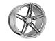 Rohana Wheels RFX15 Brushed Titanium Wheel; Rear Only; 20x11 (08-23 RWD Challenger, Excluding Widebody)
