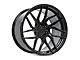 Rohana Wheels RFX7 Gloss Black Wheel; Rear Only; Left Directional; 20x11 (08-23 RWD Challenger, Excluding Widebody)