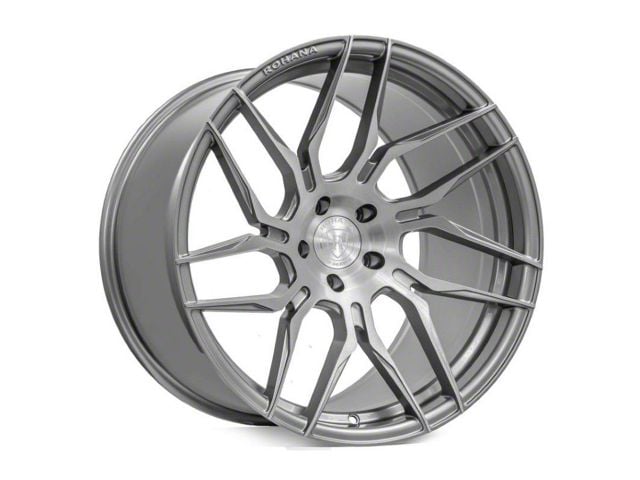 Rohana Wheels RFX7 Titanium Wheel; Rear Only; Right Directional; 20x11 (08-23 RWD Challenger, Excluding Widebody)