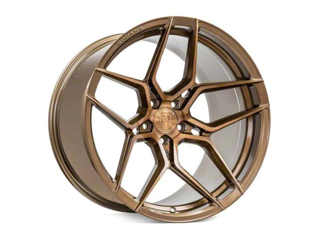 Rohana Wheels RFX11 Brushed Bronze Wheel; Rear Only; 20x11 (11-23 RWD Charger, Excluding Widebody)