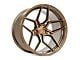 Rohana Wheels RFX11 Brushed Bronze Wheel; Rear Only; 20x11 (11-23 RWD Charger, Excluding Widebody)
