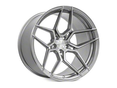 Rohana Wheels RFX11 Brushed Titanium Wheel; Rear Only; 20x11 (11-23 RWD Charger, Excluding Widebody)