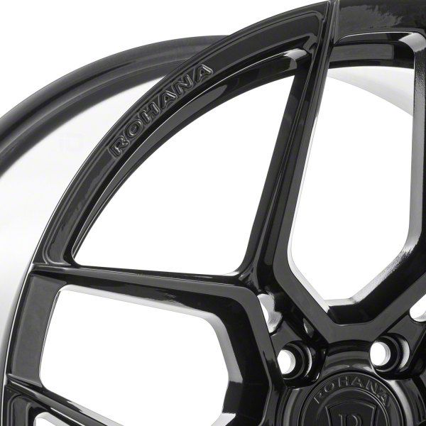 Rohana Wheels Corvette RFX11 Gloss Black Wheel; Front Only; 19x9.5