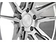 Rohana Wheels RFX2 Brushed Titanium Wheel; Front Only; 19x9.5 (14-19 Corvette C7)