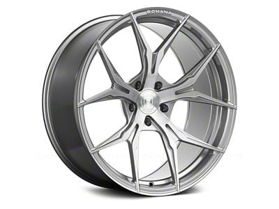 Rohana Wheels RFX5 Brushed Titanium Wheel; Front Only; 20x9 (14-19 Corvette C7)