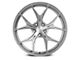 Rohana Wheels RFX5 Brushed Titanium Wheel; Front Only; 20x9 (14-19 Corvette C7)