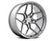 Rohana Wheels RFX11 Brushed Titanium Wheel; Front Only; 20x9 (20-24 Corvette C8)