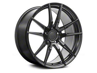 Rohana Wheels RFX2 Matte Black Wheel; Front Only; 19x9.5; 35mm Offset (20-25 Corvette C8)