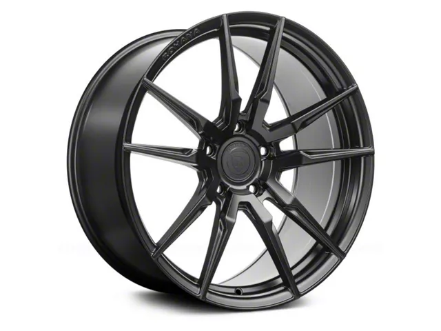 Rohana Wheels RFX2 Matte Black Wheel; Front Only; 20x9 (20-24 Corvette C8)