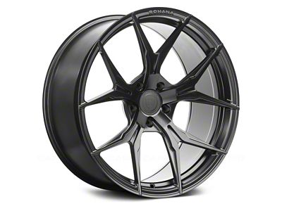 Rohana Wheels RFX5 Matte Black Wheel; Front Only; 19x9.5 (20-24 Corvette C8)