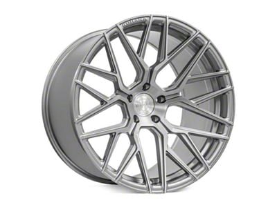 Rohana Wheels RFX10 Brushed Titanium Wheel; Rear Only; 20x11 (15-23 Mustang, Excluding GT500)