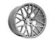 Rohana Wheels RFX10 Brushed Titanium Wheel; Rear Only; 20x11 (15-23 Mustang, Excluding GT500)