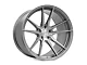 Rohana Wheels RFX2 Brushed Titanium Wheel; Rear Only; 20x11 (15-23 Mustang, Excluding GT500)