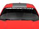 SEC10 Roof Panel Decal with Roof Antenna Cutout; Silver (15-23 Mustang Fastback)