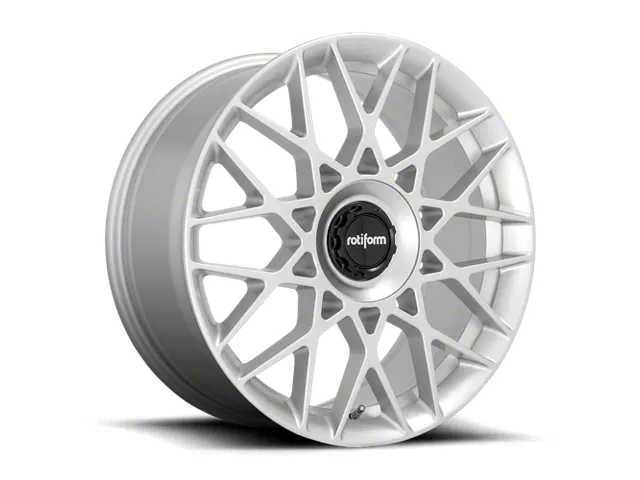 Rotiform BLQ-C Gloss Silver Wheel; 19x8.5 (05-09 Mustang)