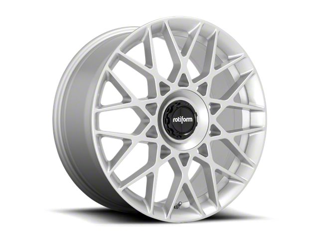 Rotiform BLQ-C Gloss Silver Wheel; 19x8.5 (05-09 Mustang)