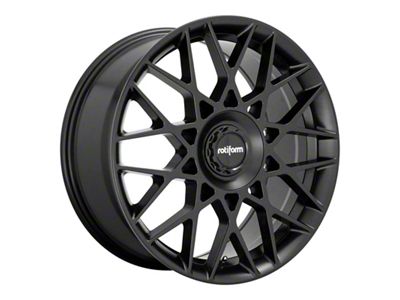 Rotiform BLQ-C Matte Black Wheel; 19x8.5 (05-09 Mustang)