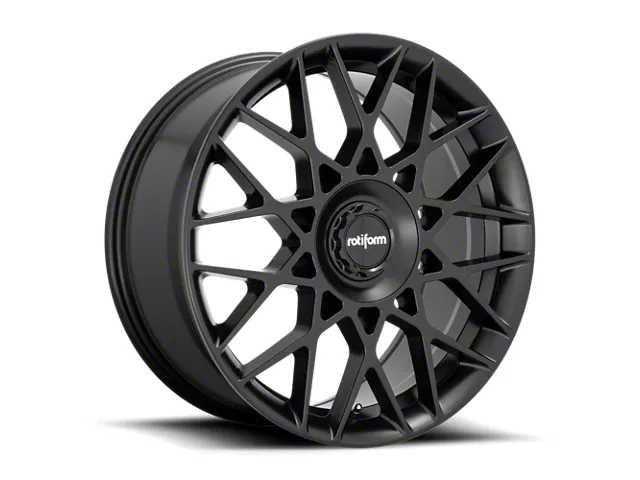 Rotiform BLQ-C Matte Black Wheel; 19x8.5 (05-09 Mustang)