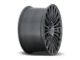 Rotiform BUC Matte Anthracite Wheel; Rear Only; 20x10.5 (05-09 Mustang)
