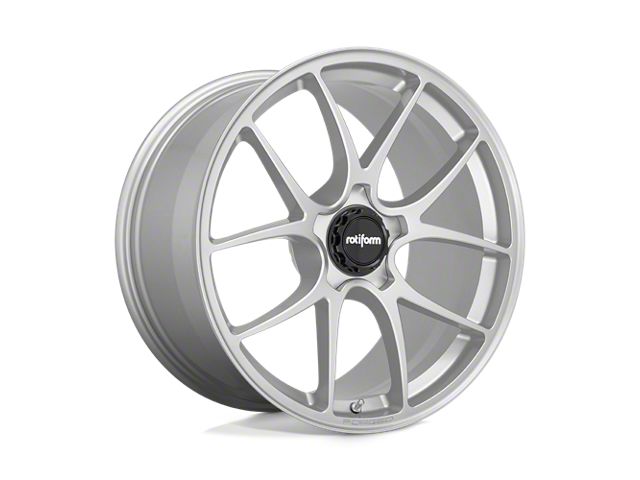 Rotiform LTN Gloss Silver Wheel; Rear Only; 20x10.5 (05-09 Mustang)