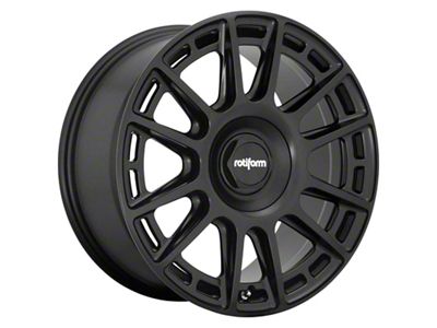 Rotiform OZR Matte Black Wheel; 20x9 (05-09 Mustang)