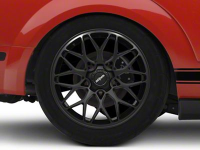 Rotiform R190 Matte Black Wheel; Rear Only; 19x10; 40mm Offset (05-09 Mustang)