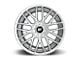 Rotiform RSE Gloss Silver Wheel; Rear Only; 19x10 (05-09 Mustang)