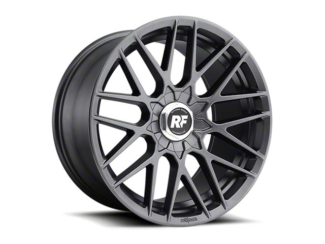 Rotiform RSE Matte Anthracite Wheel; Rear Only; 19x10 (05-09 Mustang)