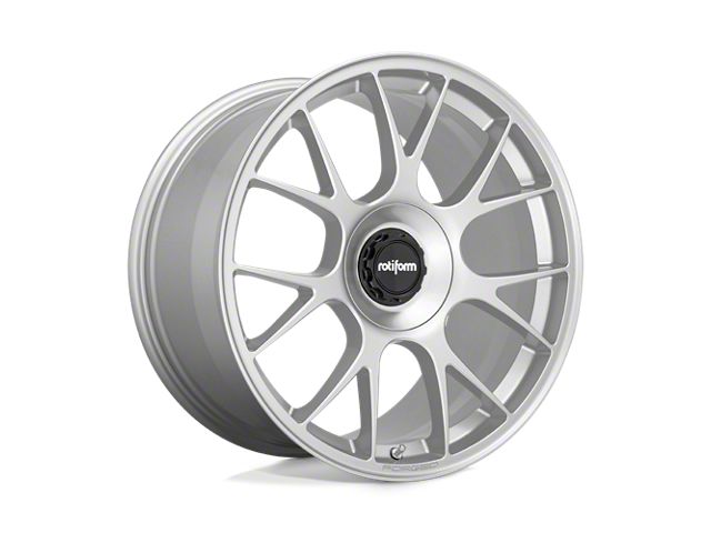 Rotiform TUF Gloss Silver Wheel; Rear Only; 20x10.5 (05-09 Mustang)