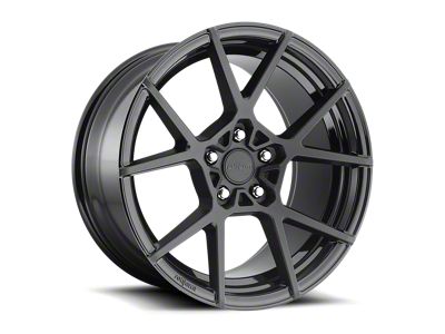 Rotiform KPS Matte Black Wheel; Rear Only; 19x10 (10-15 Camaro, Excluding ZL1)