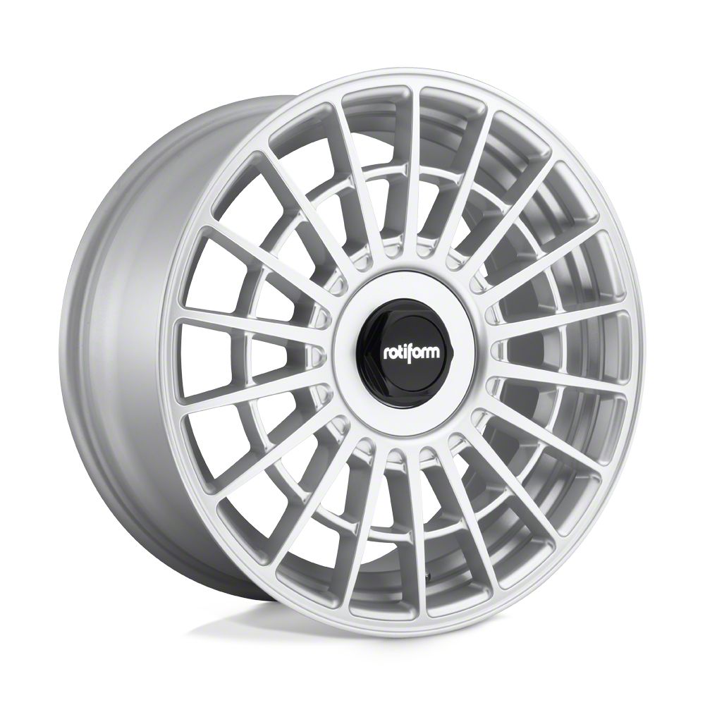 Rotiform LAS-R Gloss Silver Wheel; 18x8.5; 35mm Offset (10-15 Camaro, Excluding ZL1)